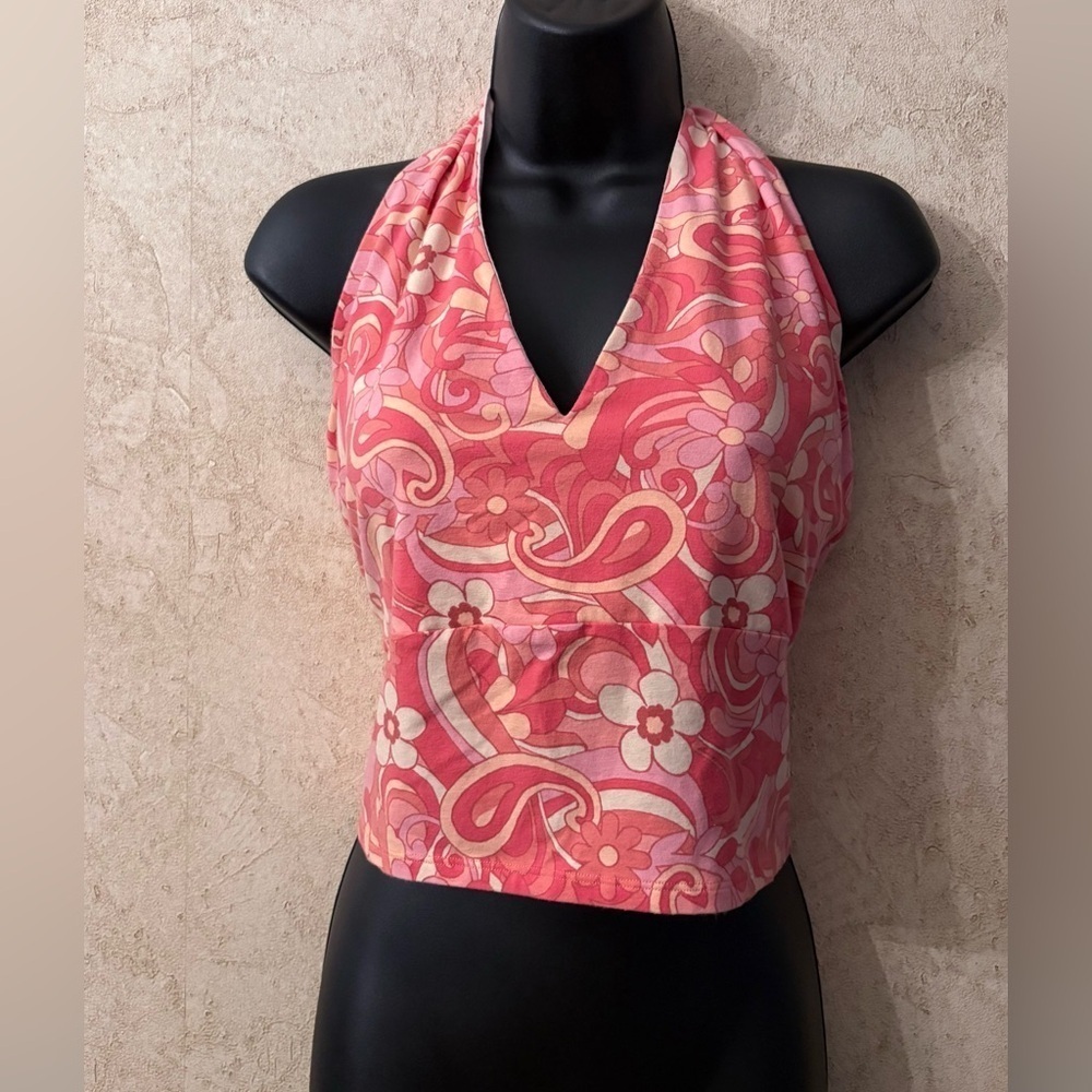 Hollister Floral Halter Top